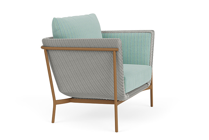 Lloyd Flanders™ Solstice Lounge Chair - Platinum, Hickory