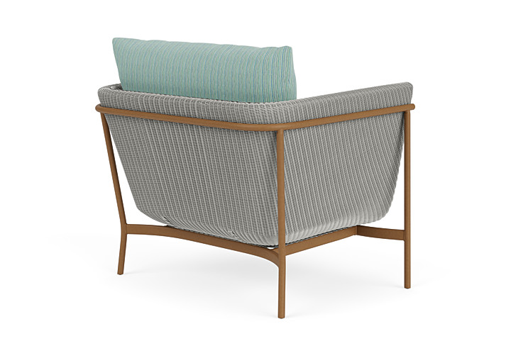 Lloyd Flanders™ Solstice Lounge Chair - Platinum, Hickory