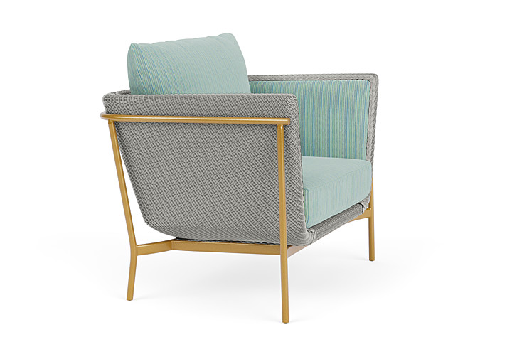 Lloyd Flanders™ Solstice Lounge Chair - Platinum, Metallic Gold