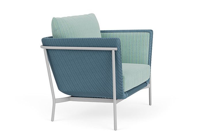 Lloyd Flanders™ Solstice Lounge Chair - Stillwater, Metallic Silver