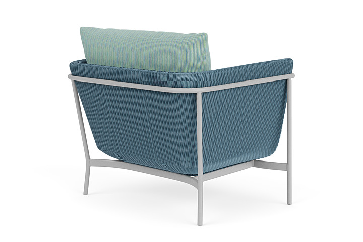 Lloyd Flanders™ Solstice Lounge Chair - Stillwater, Metallic Silver