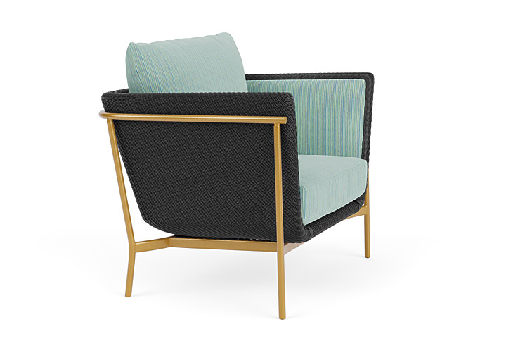 Lloyd Flanders™ Solstice Lounge Chair - Charcoal, Metallic Gold