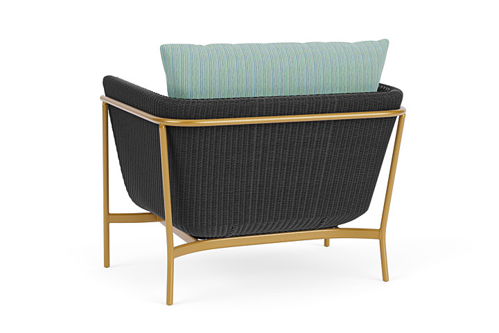 Lloyd Flanders™ Solstice Lounge Chair - Charcoal, Metallic Gold