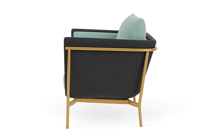 Lloyd Flanders™ Solstice Lounge Chair - Charcoal, Metallic Gold