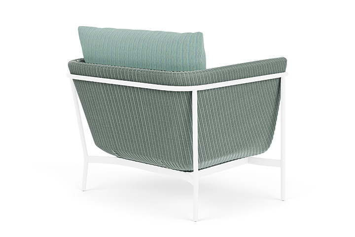 Lloyd Flanders™ Solstice Lounge Chair - Sea Glass, White