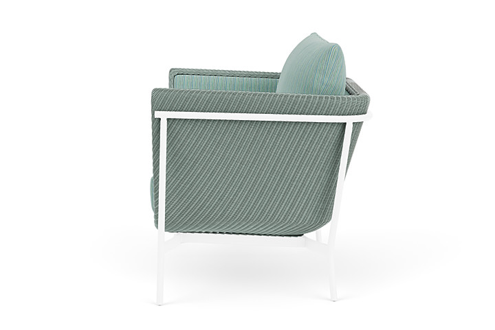 Lloyd Flanders™ Solstice Lounge Chair - Sea Glass, White