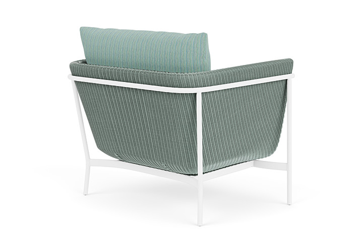 Lloyd Flanders™ Solstice Lounge Chair - Sea Glass, Matte White