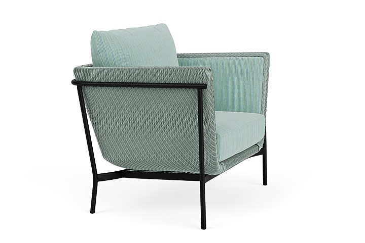 Lloyd Flanders™ Solstice Lounge Chair - Sea Glass, Ebony