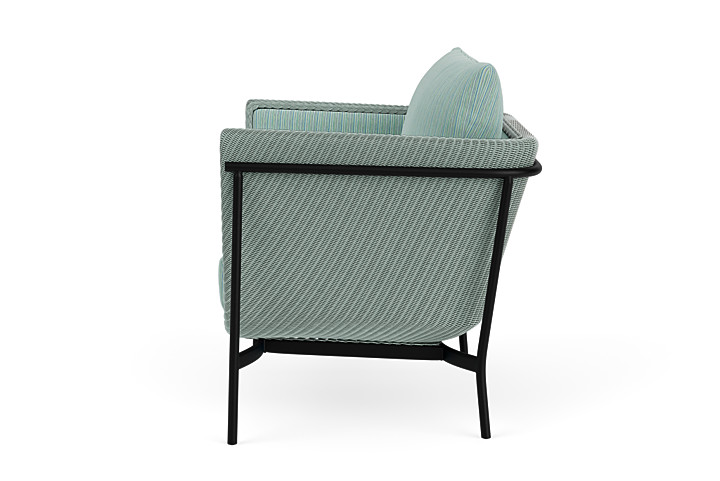 Lloyd Flanders™ Solstice Lounge Chair - Sea Glass, Ebony