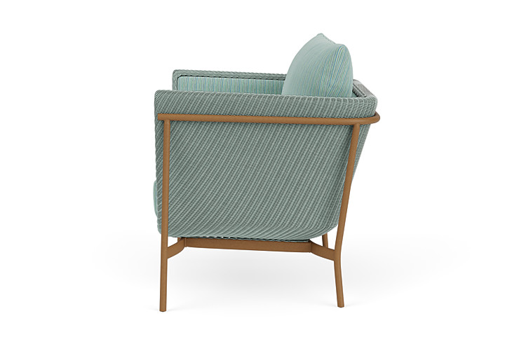 Lloyd Flanders™ Solstice Lounge Chair - Sea Glass, Hickory