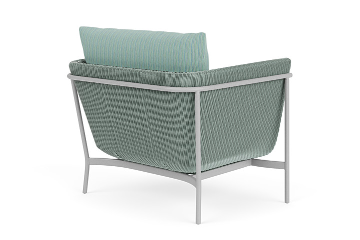 Lloyd Flanders™ Solstice Lounge Chair - Sea Glass, Metallic Silver