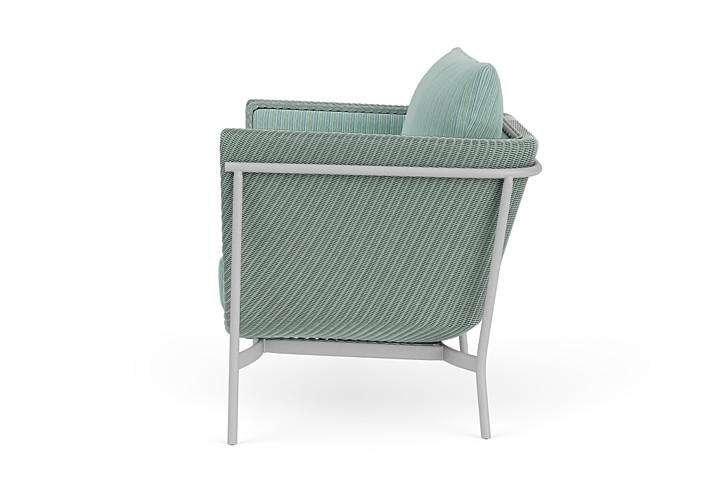 Lloyd Flanders™ Solstice Lounge Chair - Sea Glass, Metallic Silver