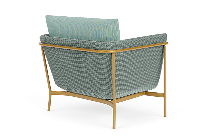 Lloyd Flanders™ Solstice Lounge Chair - Sea Glass, Metallic Gold