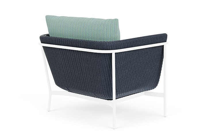 Lloyd Flanders™ Solstice Lounge Chair - Denim Blue, White