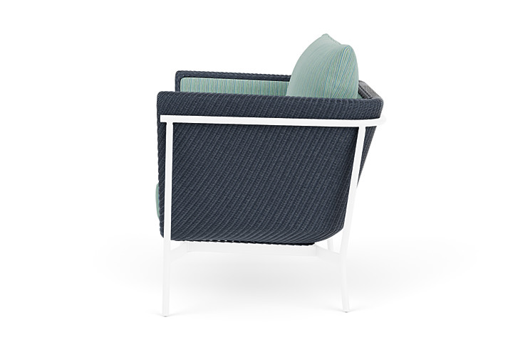 Lloyd Flanders™ Solstice Lounge Chair - Denim Blue, White