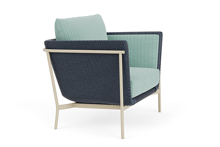 Lloyd Flanders™ Solstice Lounge Chair - Denim Blue, Linen