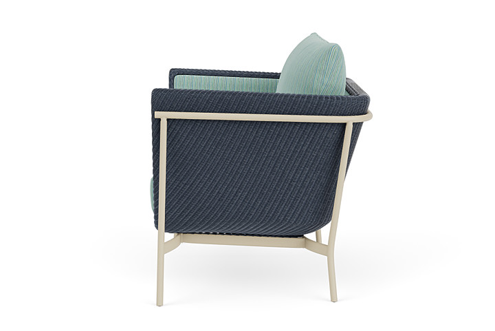 Lloyd Flanders™ Solstice Lounge Chair - Denim Blue, Linen