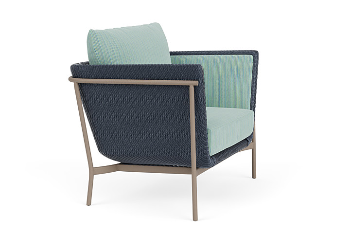 Lloyd Flanders™ Solstice Lounge Chair - Denim Blue, French Beige