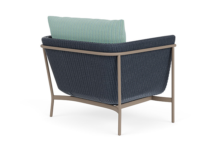 Lloyd Flanders™ Solstice Lounge Chair - Denim Blue, French Beige