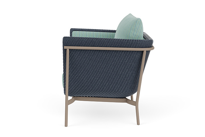 Lloyd Flanders™ Solstice Lounge Chair - Denim Blue, French Beige