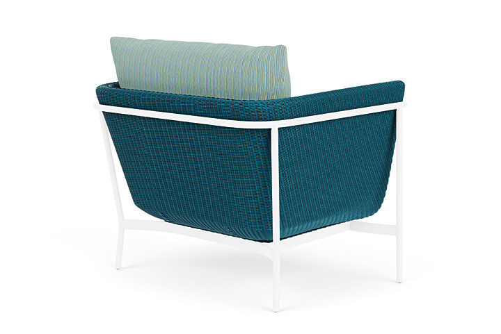 Lloyd Flanders™ Solstice Lounge Chair - Peacock, White