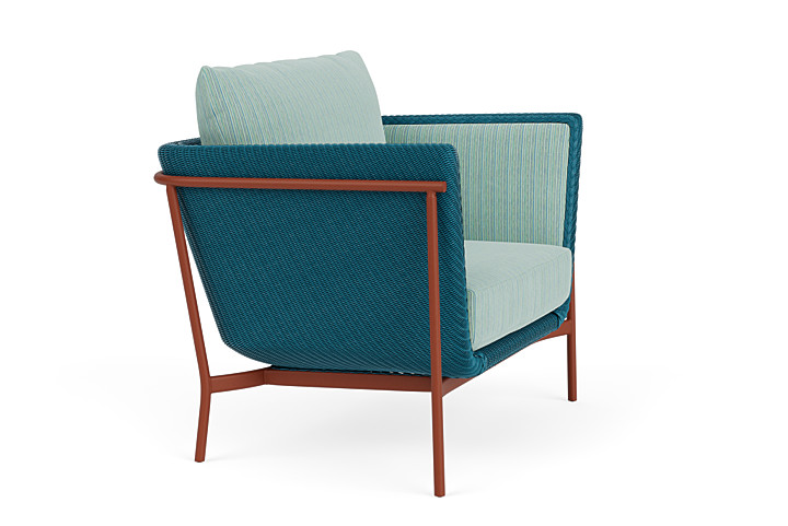 Lloyd Flanders™ Solstice Lounge Chair - Peacock, Terracotta