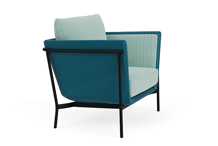 Lloyd Flanders™ Solstice Lounge Chair - Peacock, Ebony