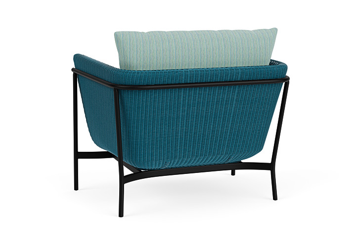 Lloyd Flanders™ Solstice Lounge Chair - Peacock, Ebony