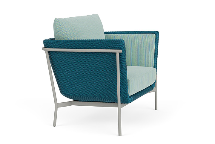 Lloyd Flanders™ Solstice Lounge Chair - Peacock, Platinum