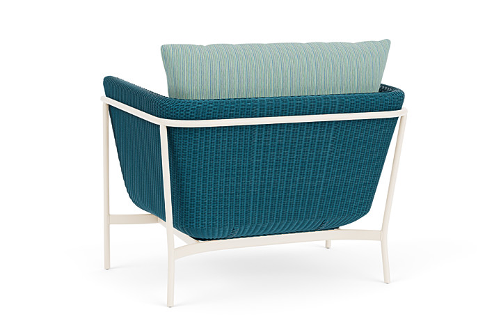 Lloyd Flanders™ Solstice Lounge Chair - Peacock, Ivory