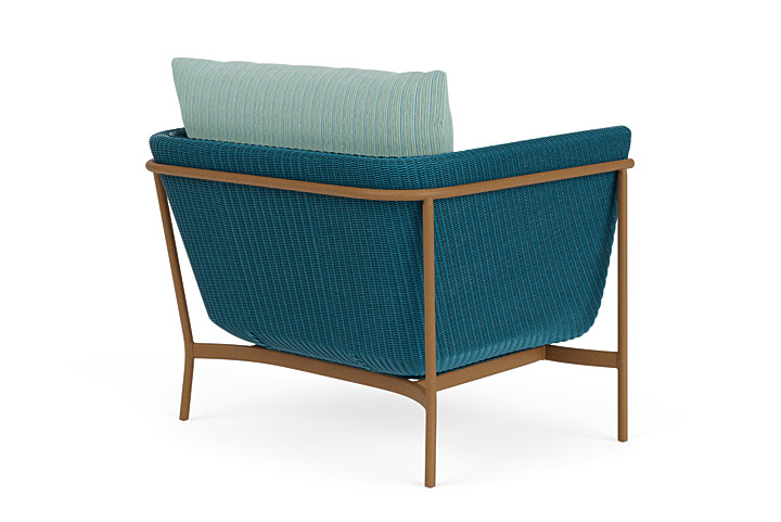 Lloyd Flanders™ Solstice Lounge Chair - Peacock, Hickory