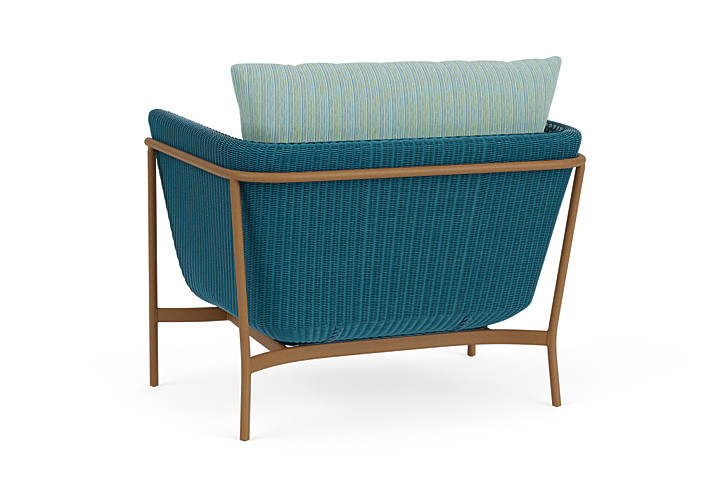 Lloyd Flanders™ Solstice Lounge Chair - Peacock, Hickory