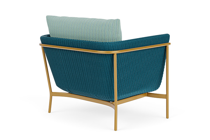 Lloyd Flanders™ Solstice Lounge Chair - Peacock, Metallic Gold