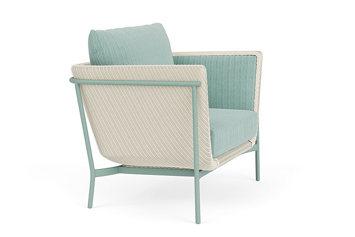 Lloyd Flanders™ Solstice Lounge Chair - Ivory, Sea Glass