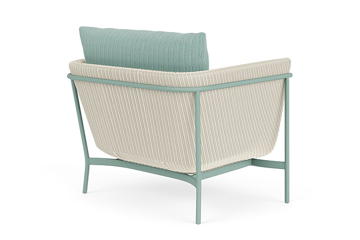 Lloyd Flanders™ Solstice Lounge Chair - Ivory, Sea Glass