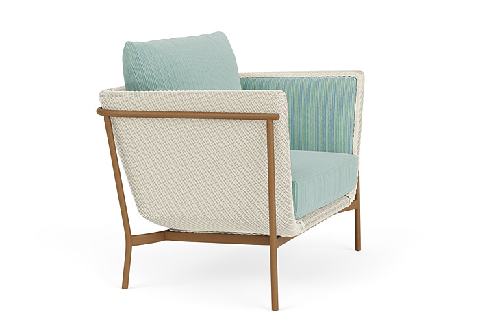 Lloyd Flanders™ Solstice Lounge Chair - Ivory, Hickory