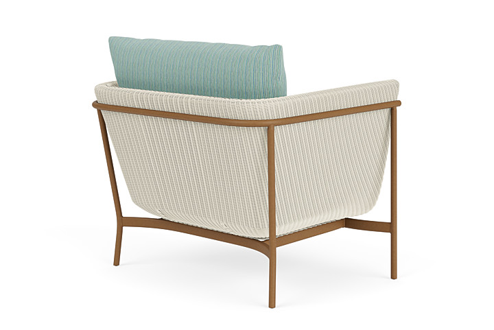 Lloyd Flanders™ Solstice Lounge Chair - Ivory, Hickory