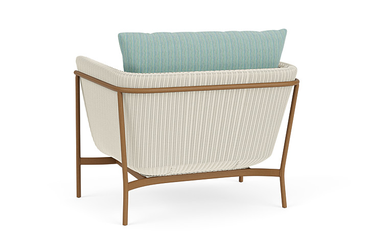 Lloyd Flanders™ Solstice Lounge Chair - Ivory, Hickory