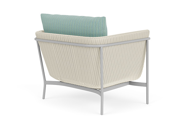 Lloyd Flanders™ Solstice Lounge Chair - Ivory, Metallic Silver