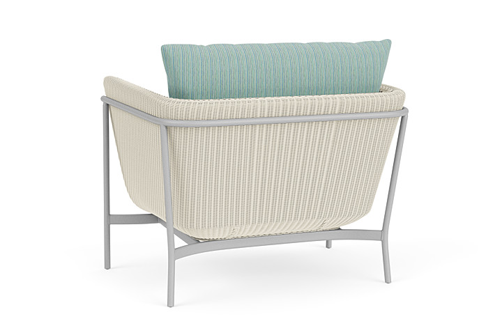 Lloyd Flanders™ Solstice Lounge Chair - Ivory, Metallic Silver