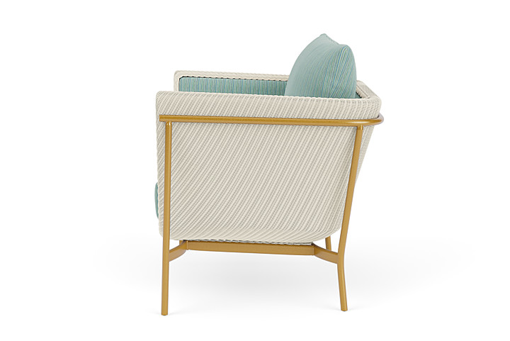 Lloyd Flanders™ Solstice Lounge Chair - Ivory, Metallic Gold