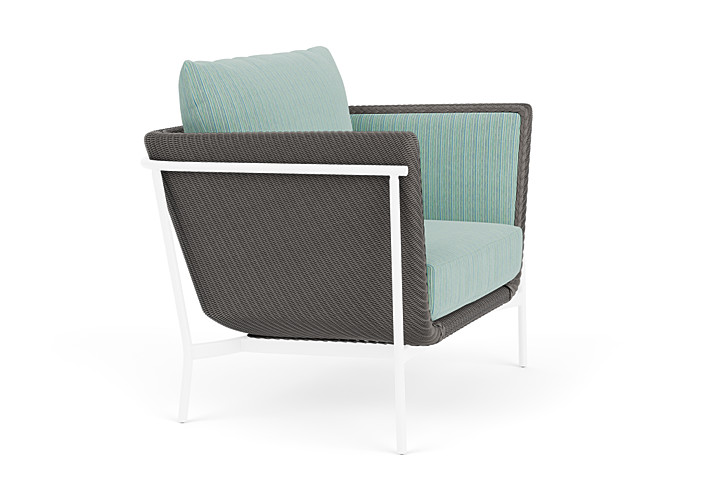 Lloyd Flanders™ Solstice Lounge Chair - Pewter, White