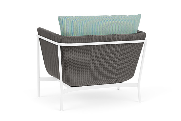 Lloyd Flanders™ Solstice Lounge Chair - Pewter, Matte White