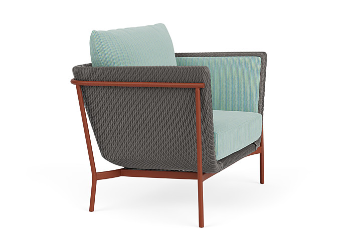 Lloyd Flanders™ Solstice Lounge Chair - Pewter, Terracotta