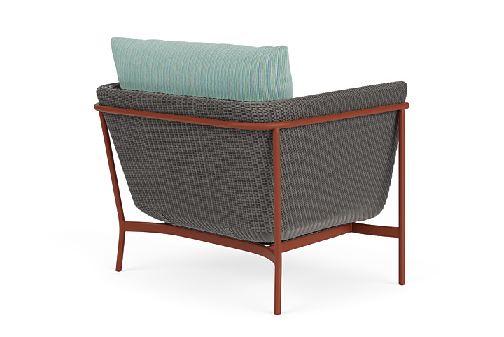 Lloyd Flanders™ Solstice Lounge Chair - Pewter, Terracotta