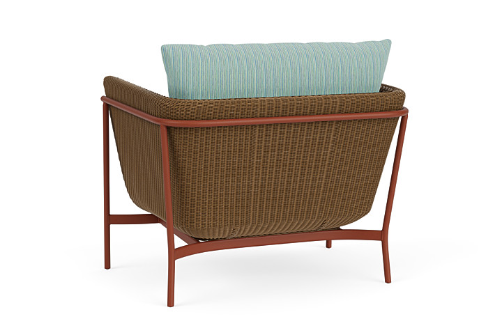 Lloyd Flanders™ Solstice Lounge Chair - Hickory, Terracotta