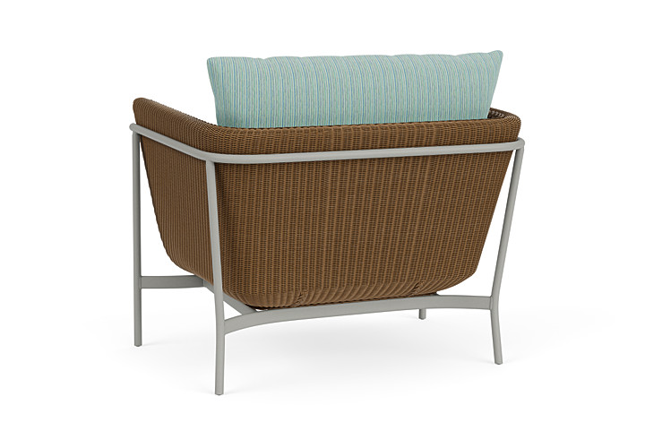 Lloyd Flanders™ Solstice Lounge Chair - Hickory, Platinum