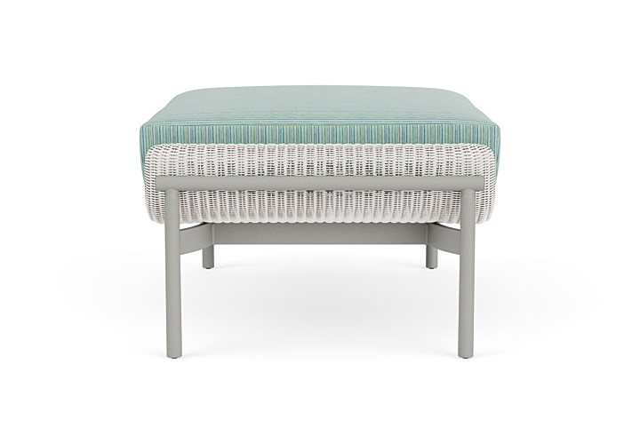 Lloyd Flanders™ Solstice Ottoman  - White, Platinum