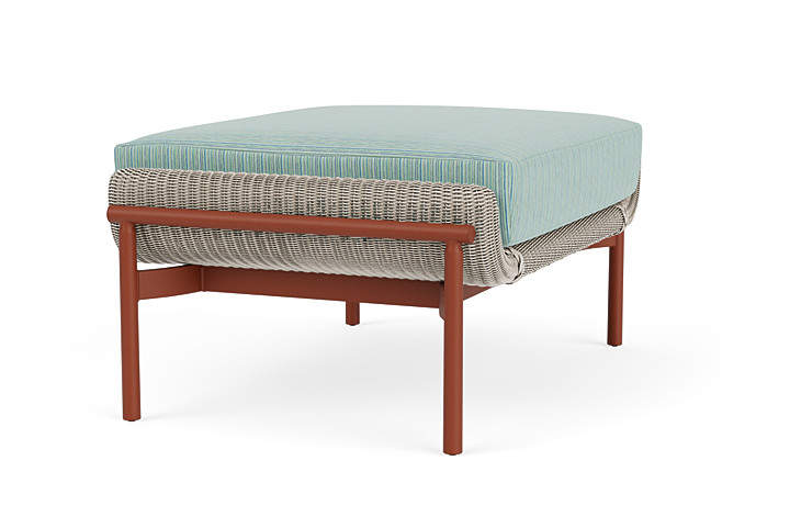 Lloyd Flanders™ Solstice Ottoman  - Linen, Terracotta