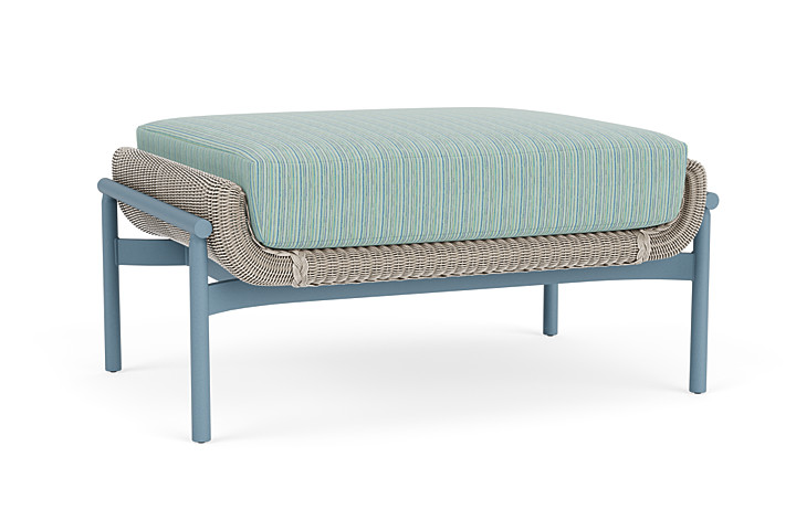 Lloyd Flanders™ Solstice Ottoman  - Linen, Stillwater